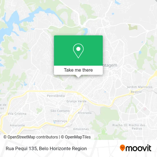 Rua Pequi 135 map