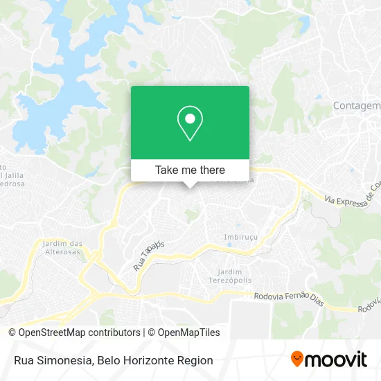 Rua Simonesia map