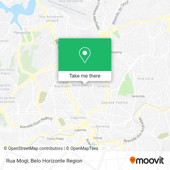 Rua Mogi map