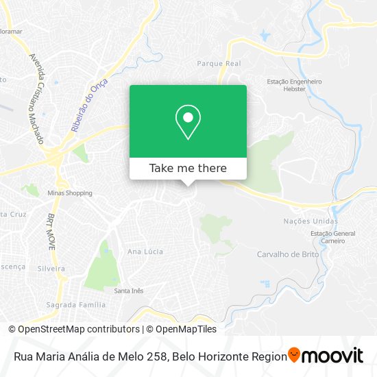 Rua Maria Anália de Melo 258 map