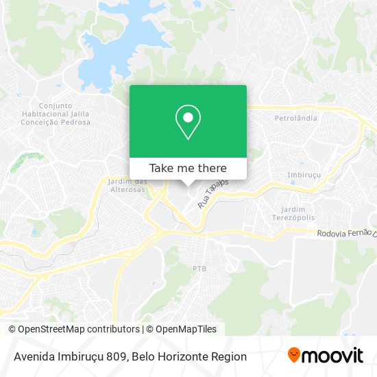 Avenida Imbiruçu 809 map