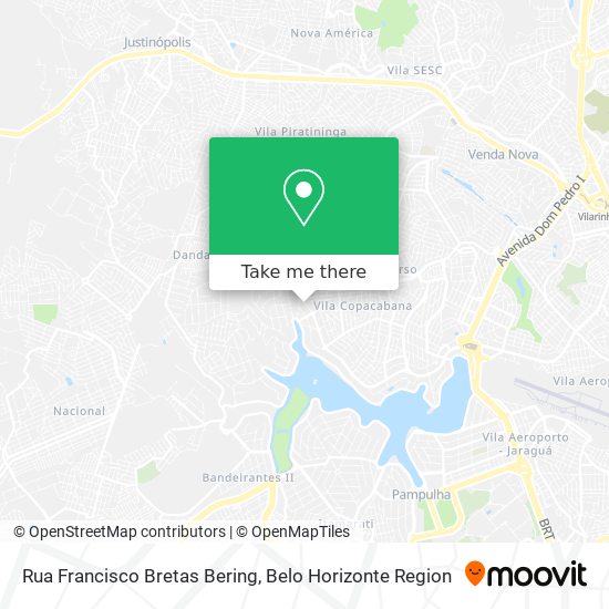 Rua Francisco Bretas Bering map