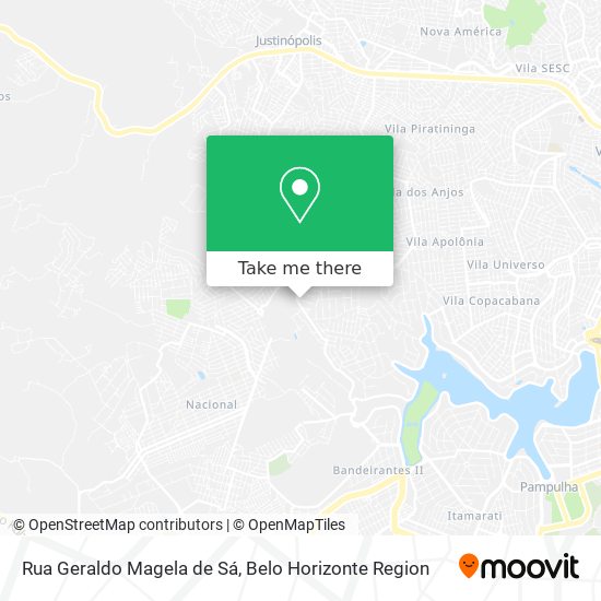 Rua Geraldo Magela de Sá map