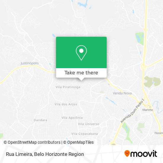 Mapa Rua Limeira