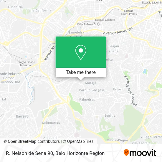 R. Nelson de Sena 90 map