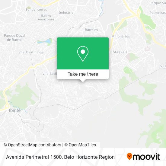 Avenida Perimetral 1500 map