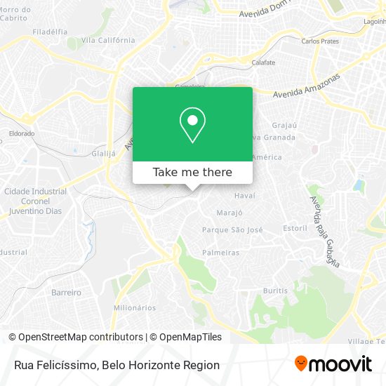 Rua Felicíssimo map