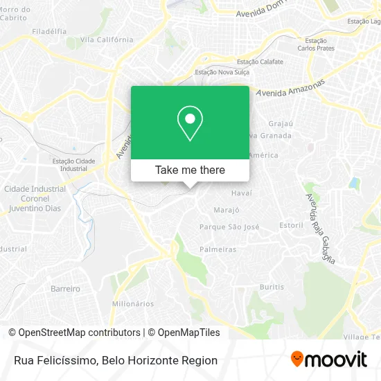 Rua Felicíssimo map