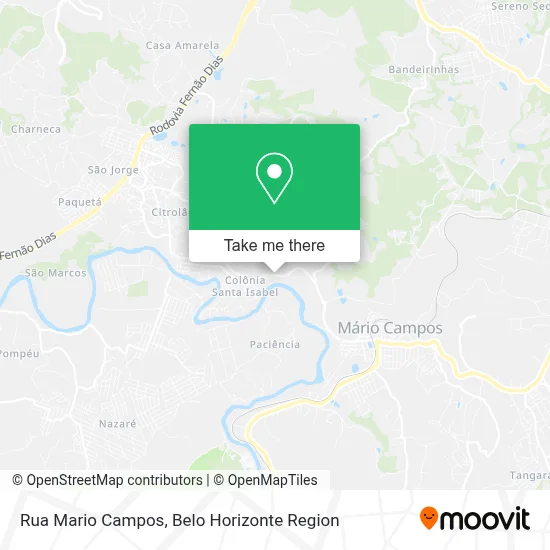 Rua Mario Campos map