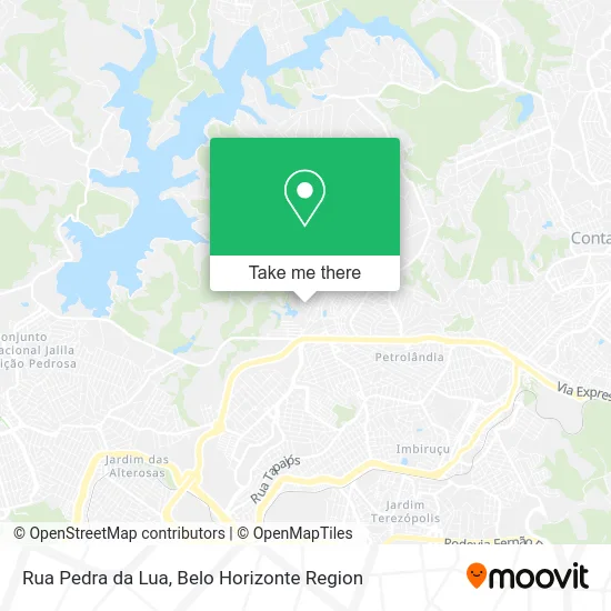 Rua Pedra da Lua map