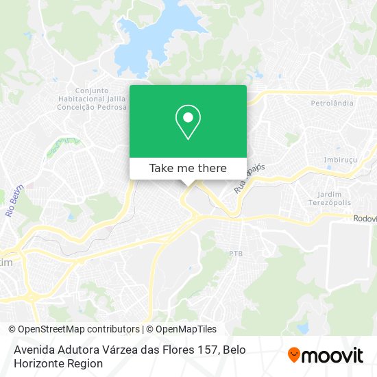 Avenida Adutora Várzea das Flores 157 map
