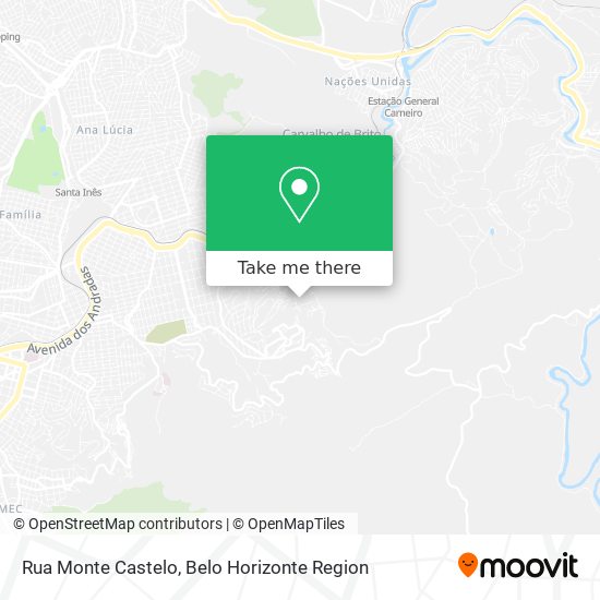 Rua Monte Castelo map