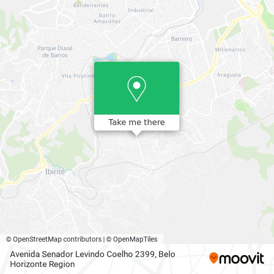 Mapa Avenida Senador Levindo Coelho 2399