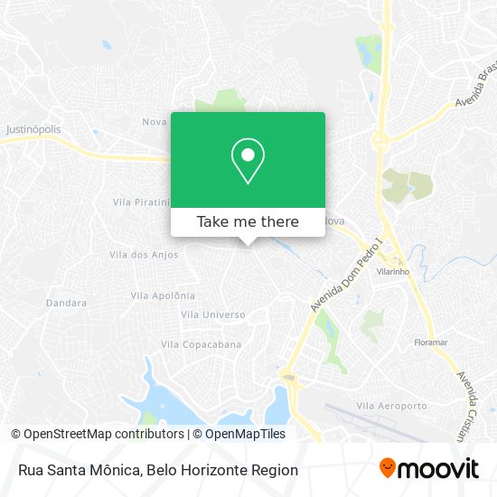 Rua Santa Mônica map