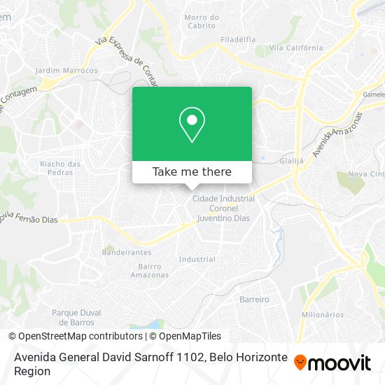 Avenida General David Sarnoff 1102 map