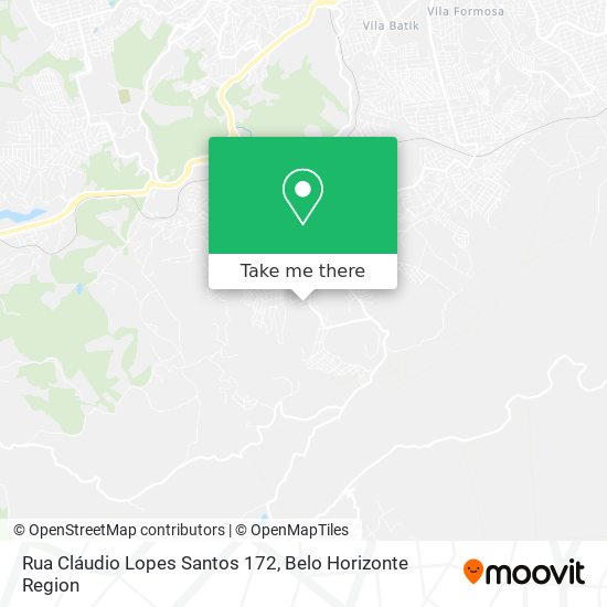 Rua Cláudio Lopes Santos 172 map