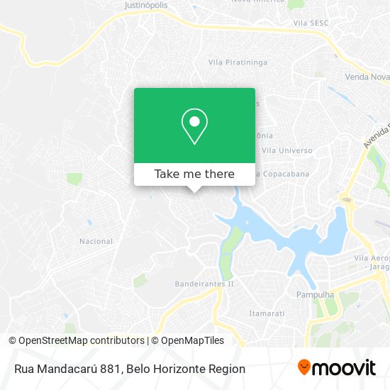 Rua Mandacarú 881 map