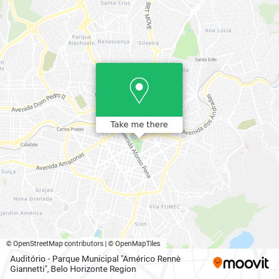 Auditório - Parque Municipal "Américo Rennè Giannetti" map