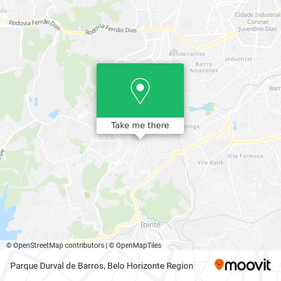 Parque Durval de Barros map