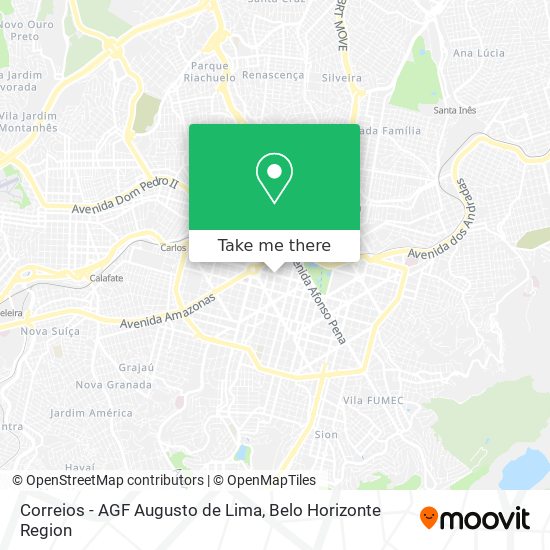 Correios - AGF Augusto de Lima map