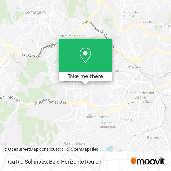 Rua Rio Solimões map