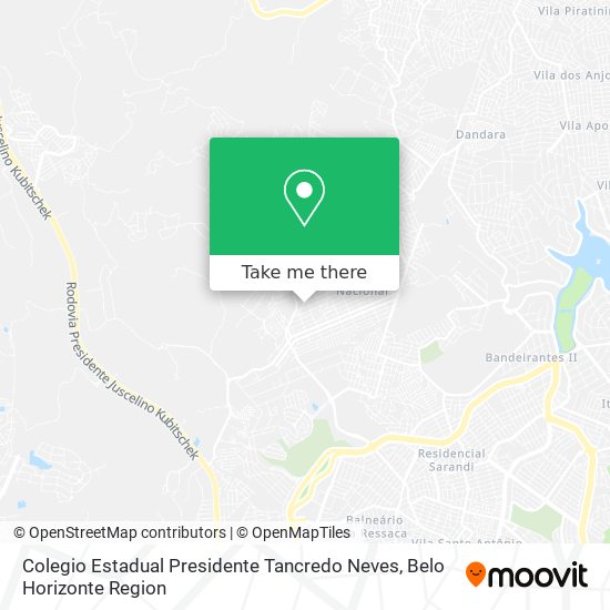Colegio Estadual Presidente Tancredo Neves map