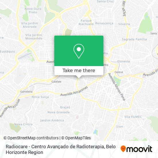Radiocare - Centro Avançado de Radioterapia map