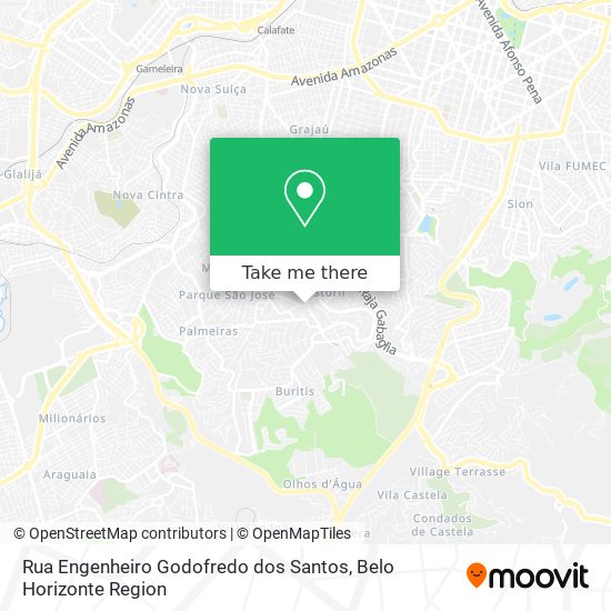 Mapa Rua Engenheiro Godofredo dos Santos