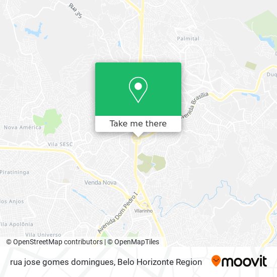 rua jose gomes domingues map