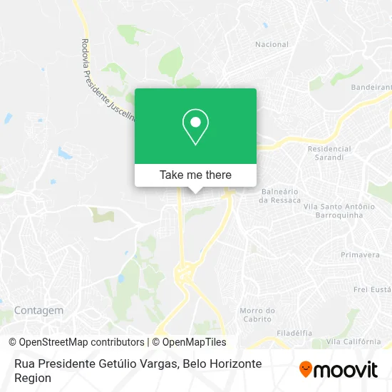 Rua Presidente Getúlio Vargas map