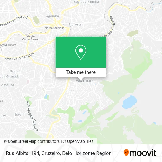Rua Albita, 194, Cruzeiro map