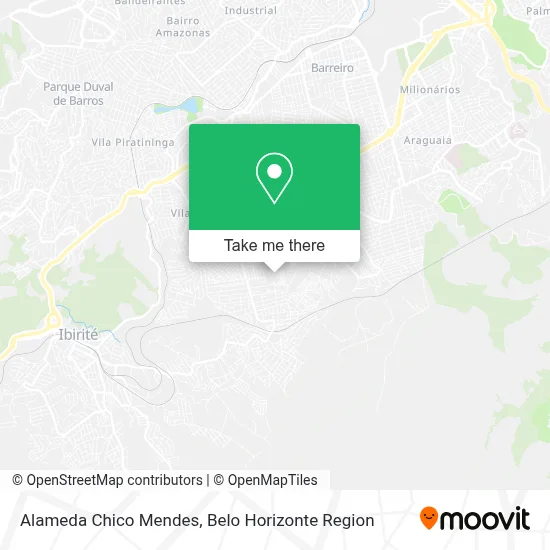 Alameda Chico Mendes map