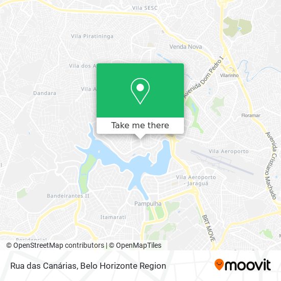 Rua das Canárias map