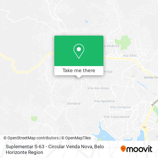 Suplementar S-63 - Circular Venda Nova map