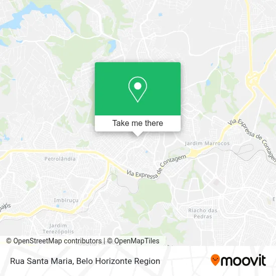Rua Santa Maria map