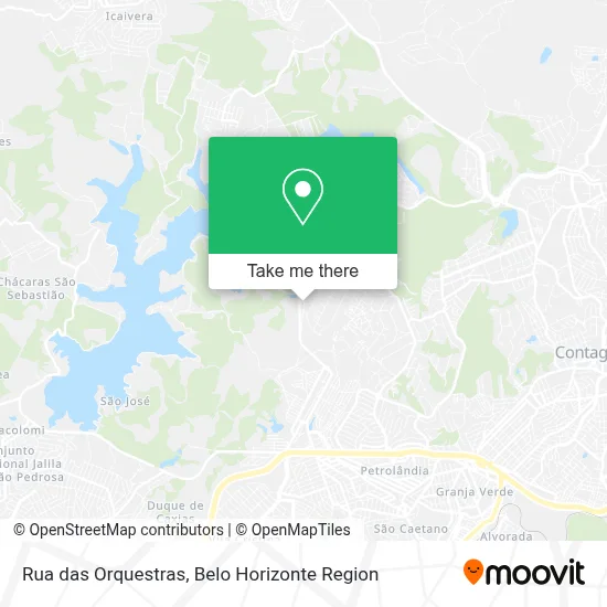 Rua das Orquestras map