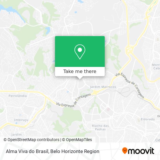 Alma Viva do Brasil map