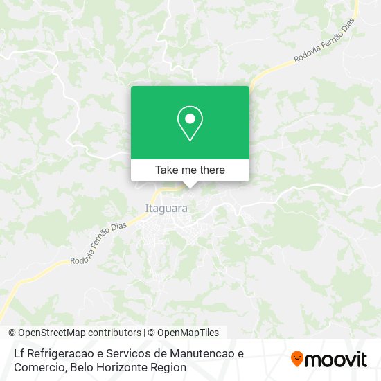 Lf Refrigeracao e Servicos de Manutencao e Comercio map