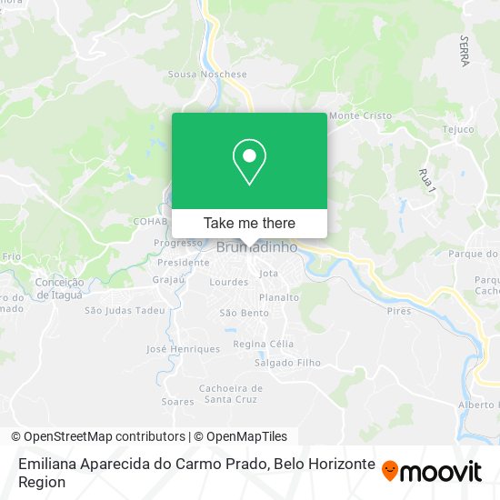 Emiliana Aparecida do Carmo Prado map