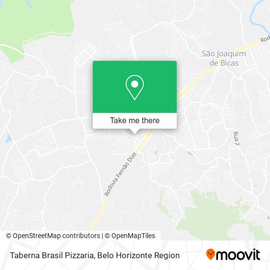 Taberna Brasil Pizzaria map
