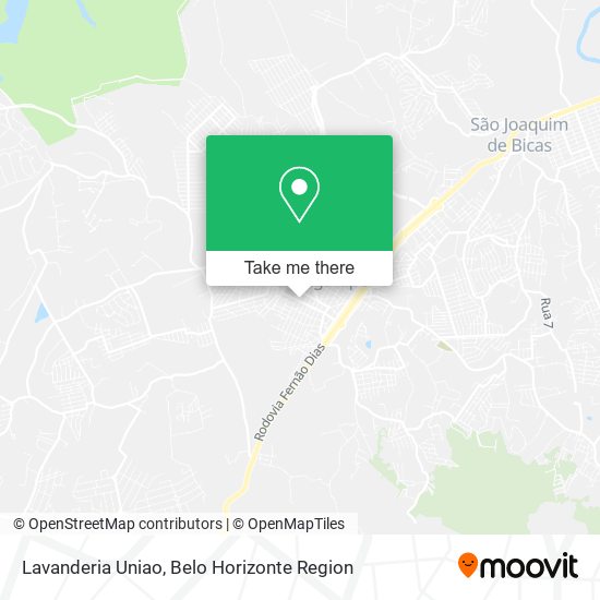 Lavanderia Uniao map
