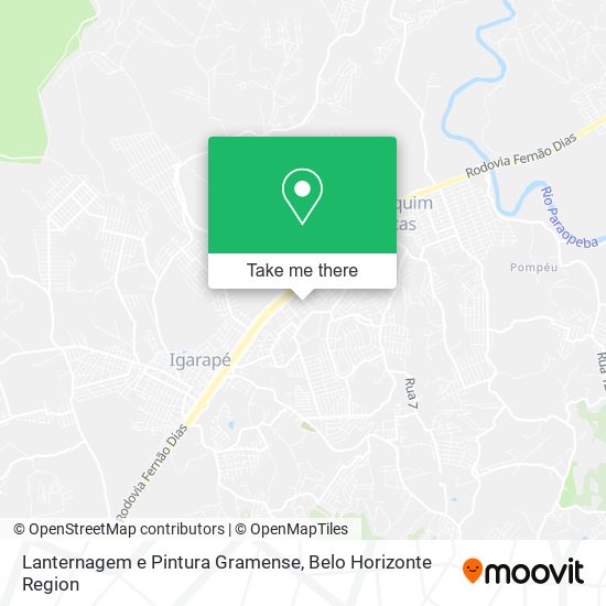 Lanternagem e Pintura Gramense map
