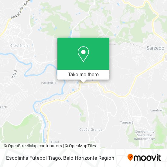 Escolinha Futebol Tiago map