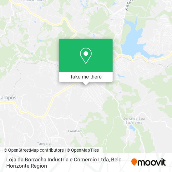 Mapa Loja da Borracha Indústria e Comércio Ltda