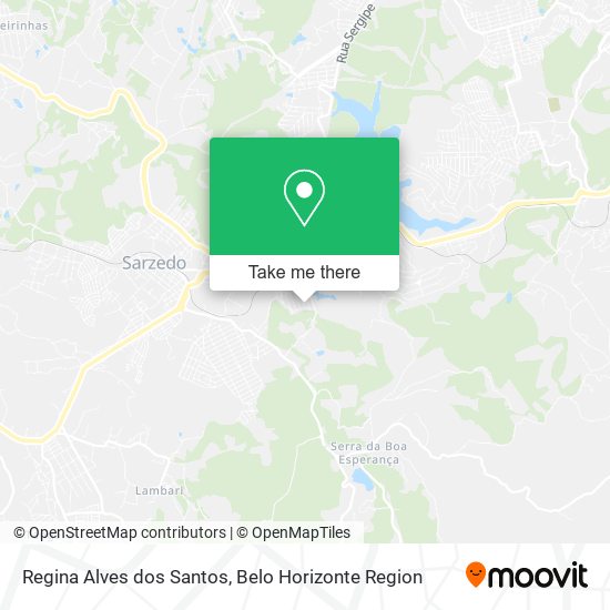 Regina Alves dos Santos map