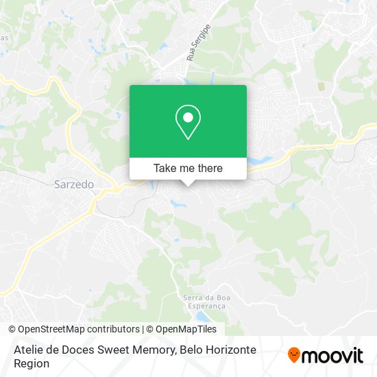 Atelie de Doces Sweet Memory map