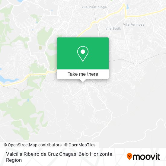 Valcilia Ribeiro da Cruz Chagas map