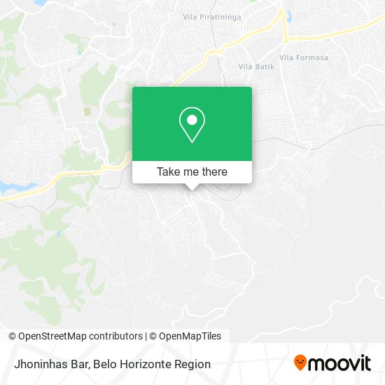 Mapa Jhoninhas Bar