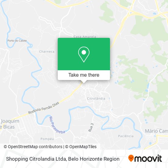 Shopping Citrolandia Ltda map
