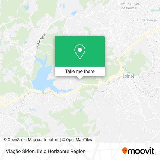 Viação Sidon map